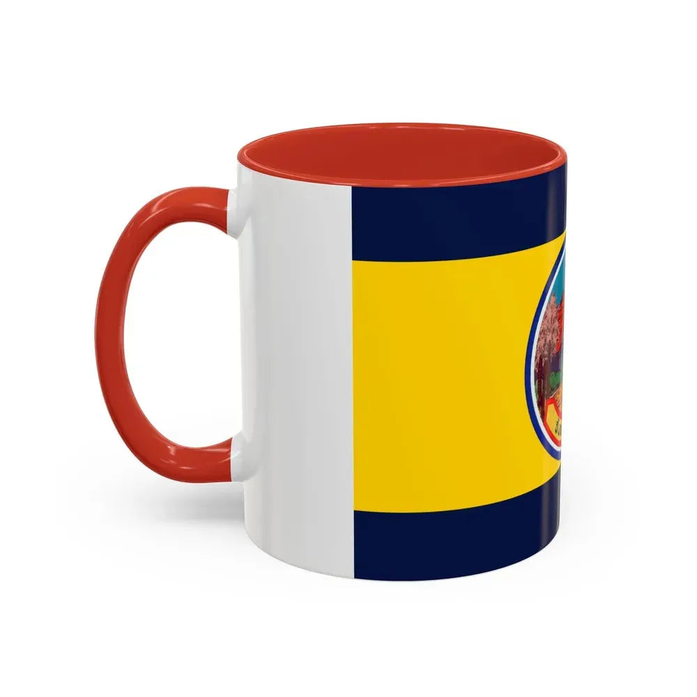 Flag of Petchaburi Province Thailand - Accent Coffee Mug - Go Mug Yourself