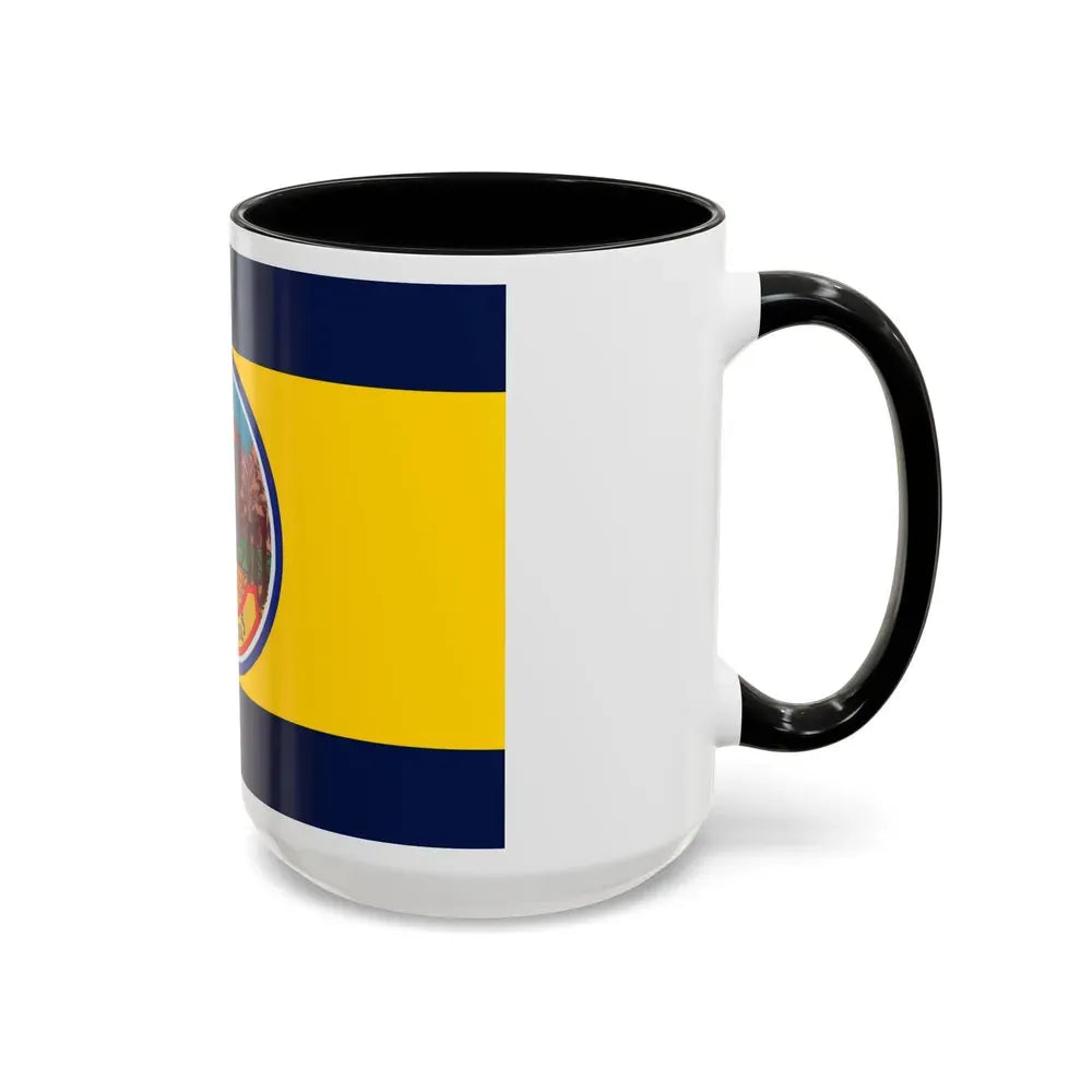 Flag of Petchaburi Province Thailand - Accent Coffee Mug - Go Mug Yourself