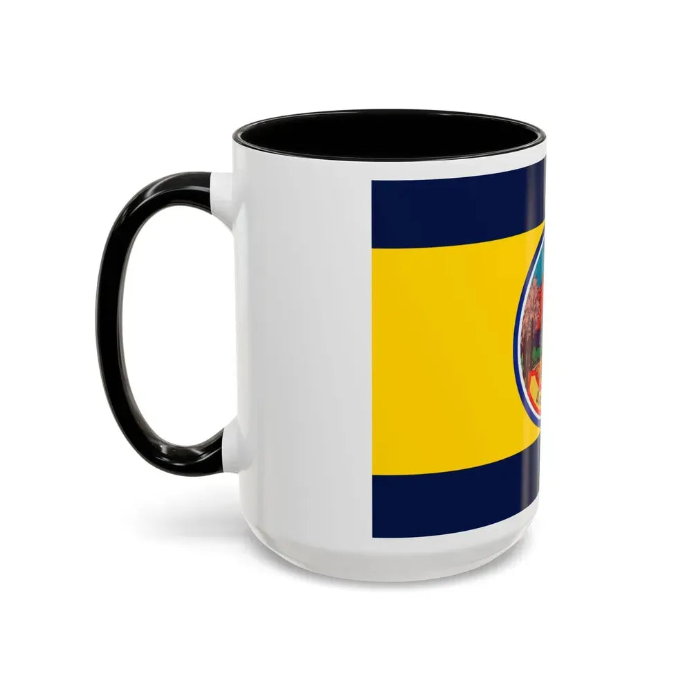 Flag of Petchaburi Province Thailand - Accent Coffee Mug - Go Mug Yourself