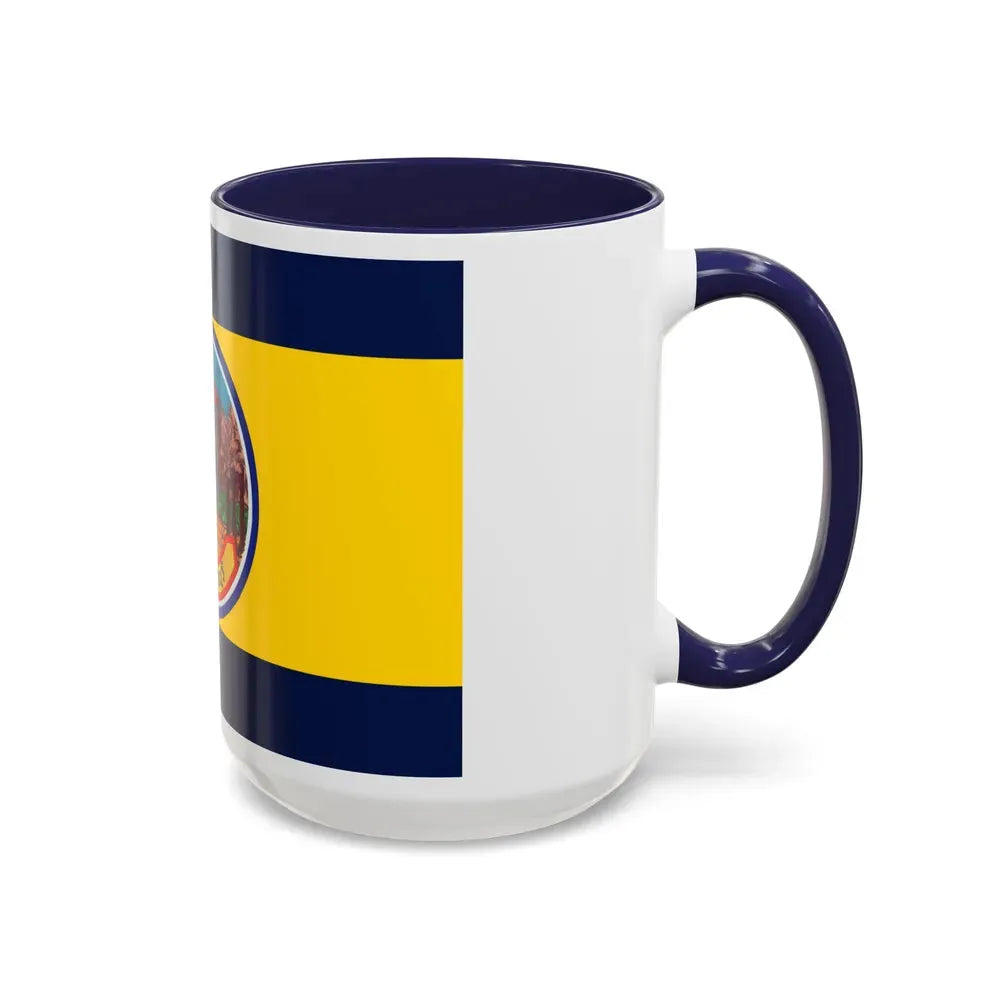 Flag of Petchaburi Province Thailand - Accent Coffee Mug - Go Mug Yourself