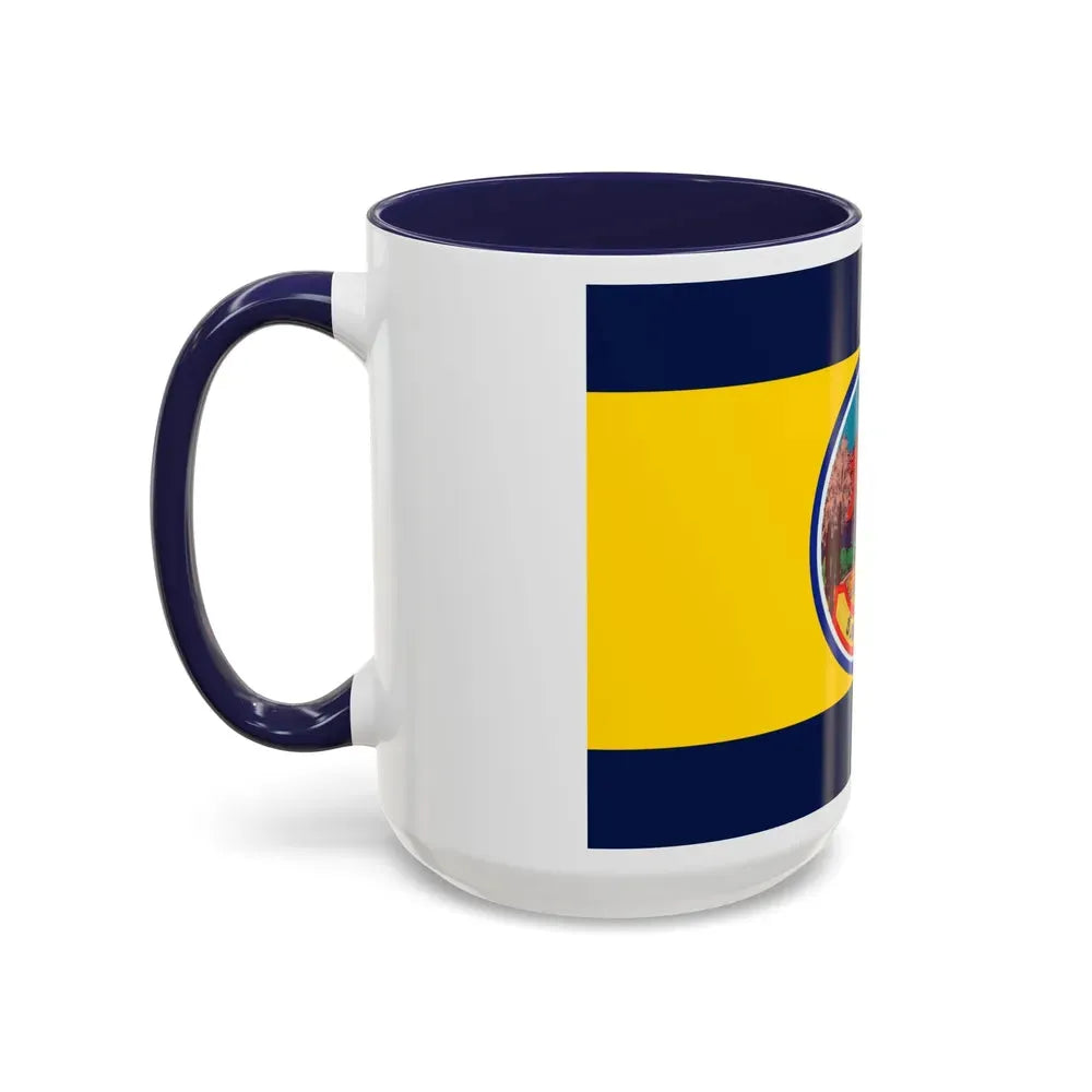Flag of Petchaburi Province Thailand - Accent Coffee Mug - Go Mug Yourself