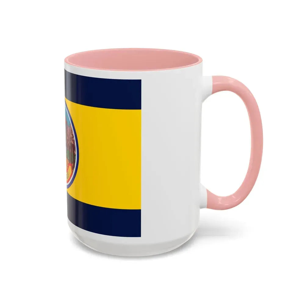 Flag of Petchaburi Province Thailand - Accent Coffee Mug - Go Mug Yourself