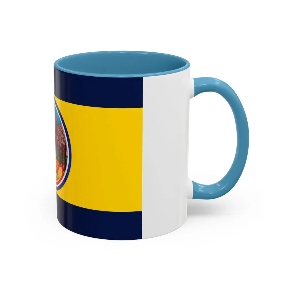 Flag of Petchaburi Province Thailand - Accent Coffee Mug - Go Mug Yourself