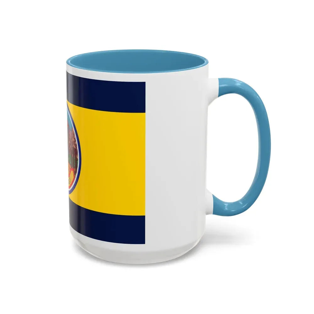 Flag of Petchaburi Province Thailand - Accent Coffee Mug - Go Mug Yourself