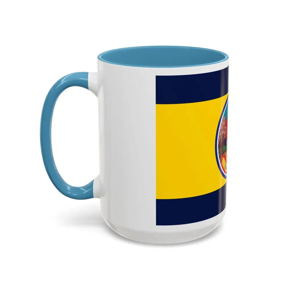 Flag of Petchaburi Province Thailand - Accent Coffee Mug - Go Mug Yourself