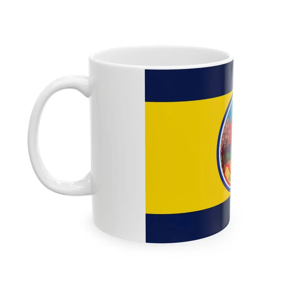 Flag of Petchaburi Province Thailand - White Coffee Mug - Go Mug Yourself