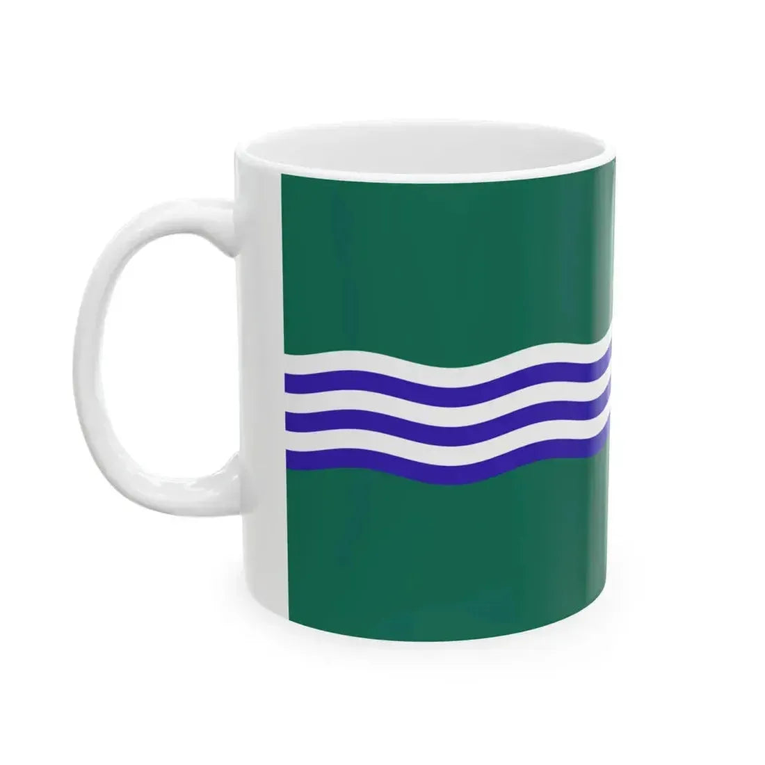 Flag of Peterborough Ontario (Canada) White Coffee Mug - Go Mug Yourself