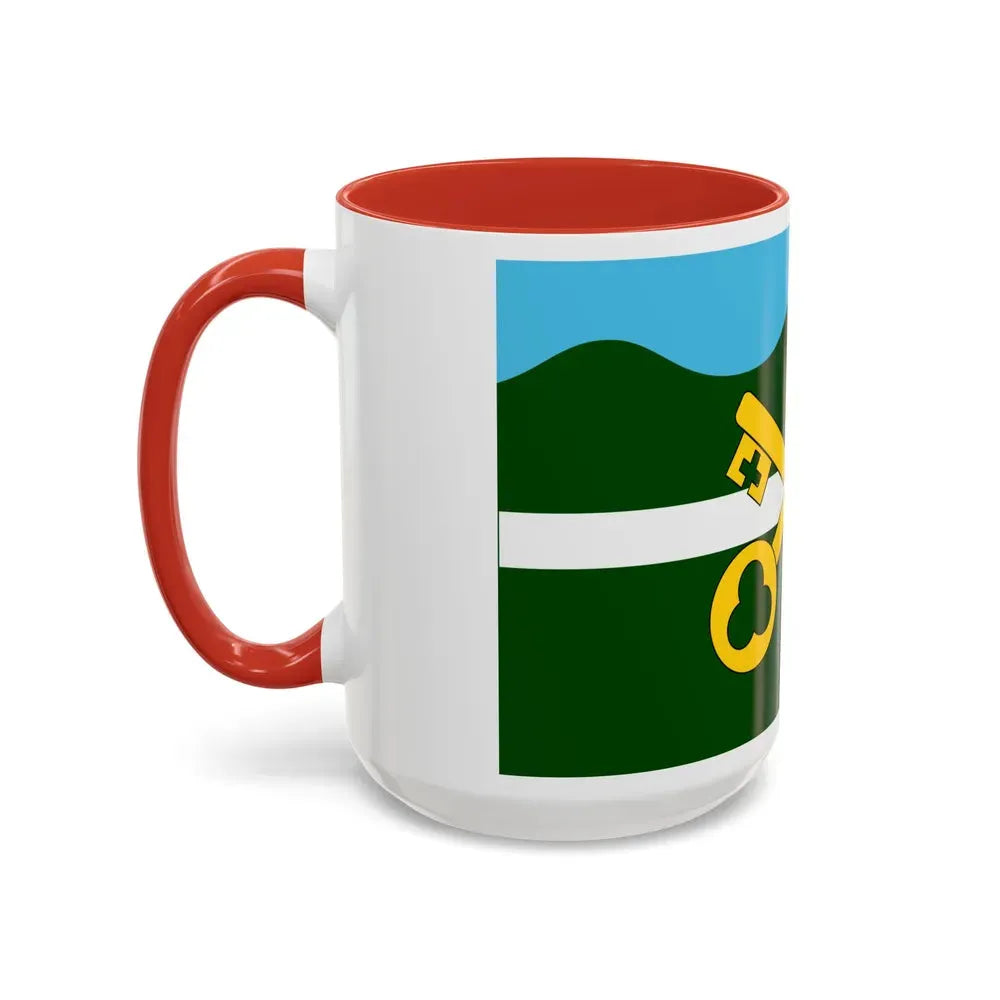 Flag of Petersfield UK - Accent Coffee Mug - Go Mug Yourself