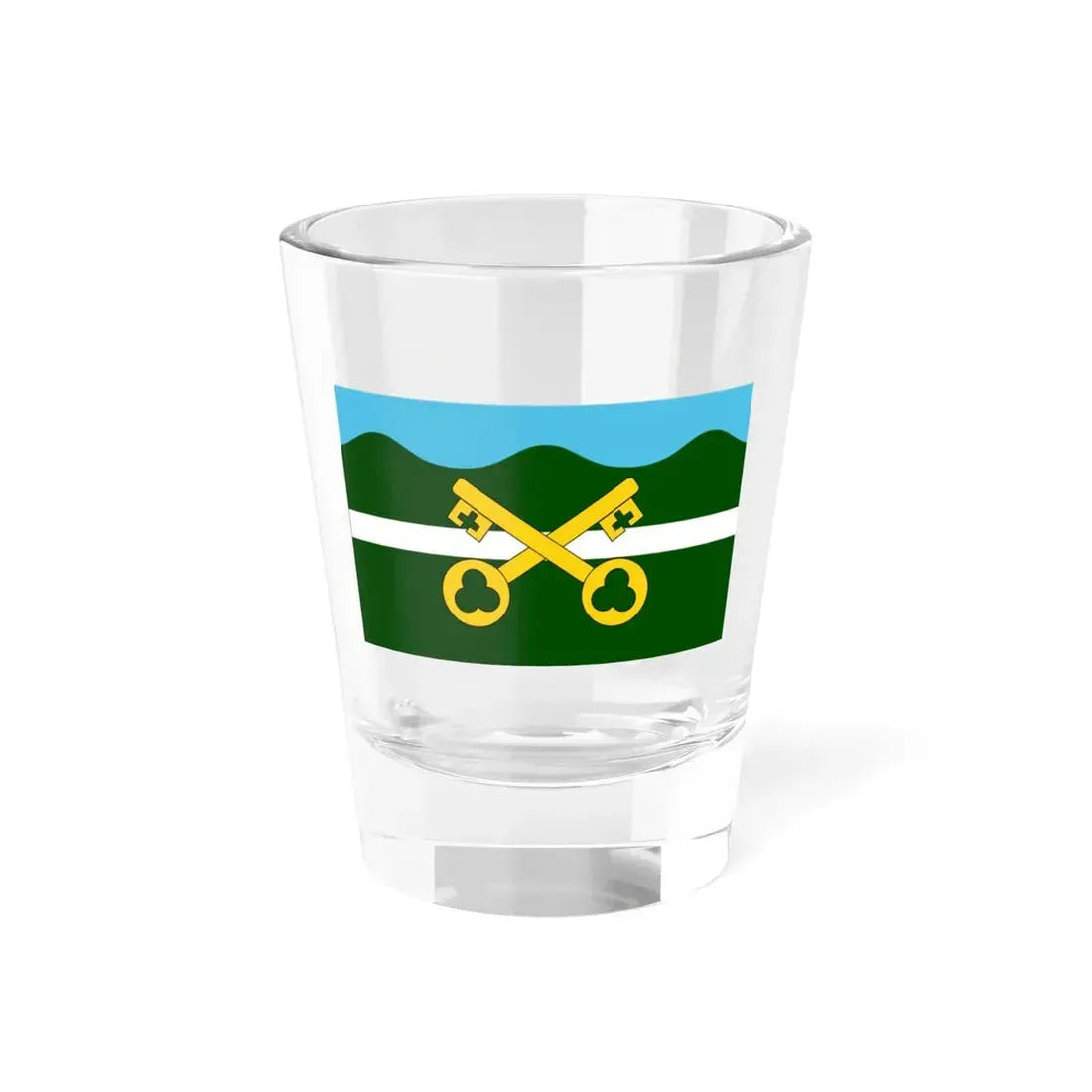 Flag of Petersfield UK - Shot Glass 1.5oz 1.5oz - Go Mug Yourself