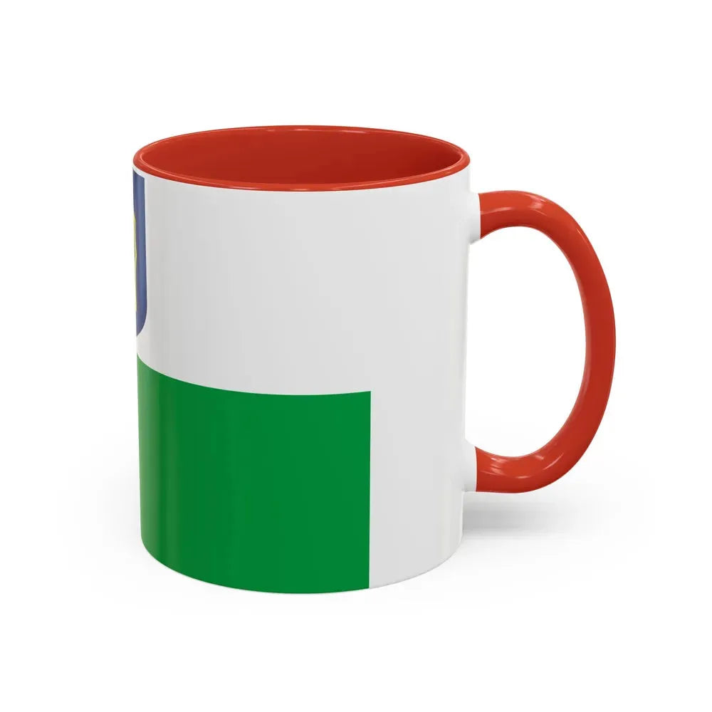 Flag of Petseri County Estonia - Accent Coffee Mug - Go Mug Yourself