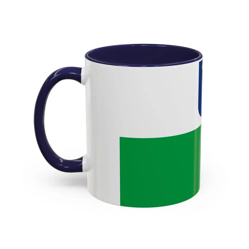 Flag of Petseri County Estonia - Accent Coffee Mug - Go Mug Yourself