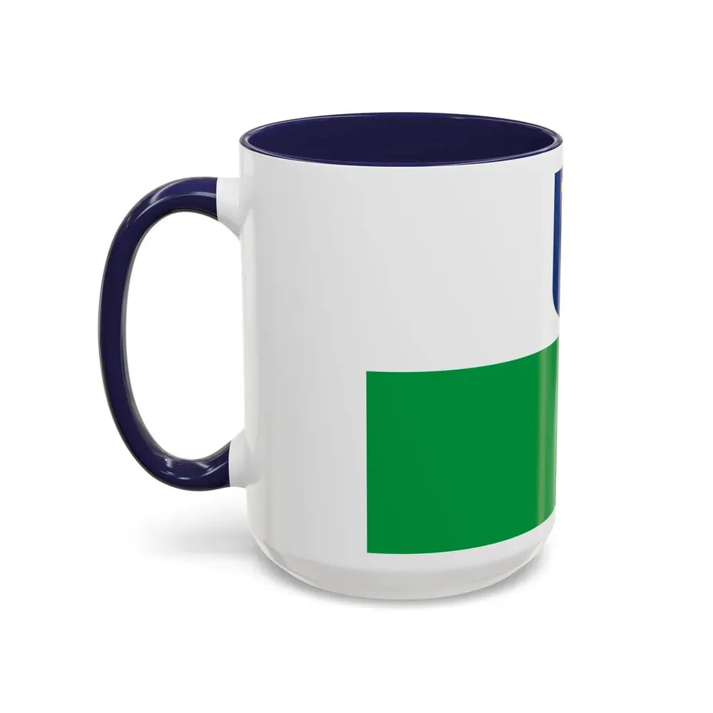 Flag of Petseri County Estonia - Accent Coffee Mug - Go Mug Yourself