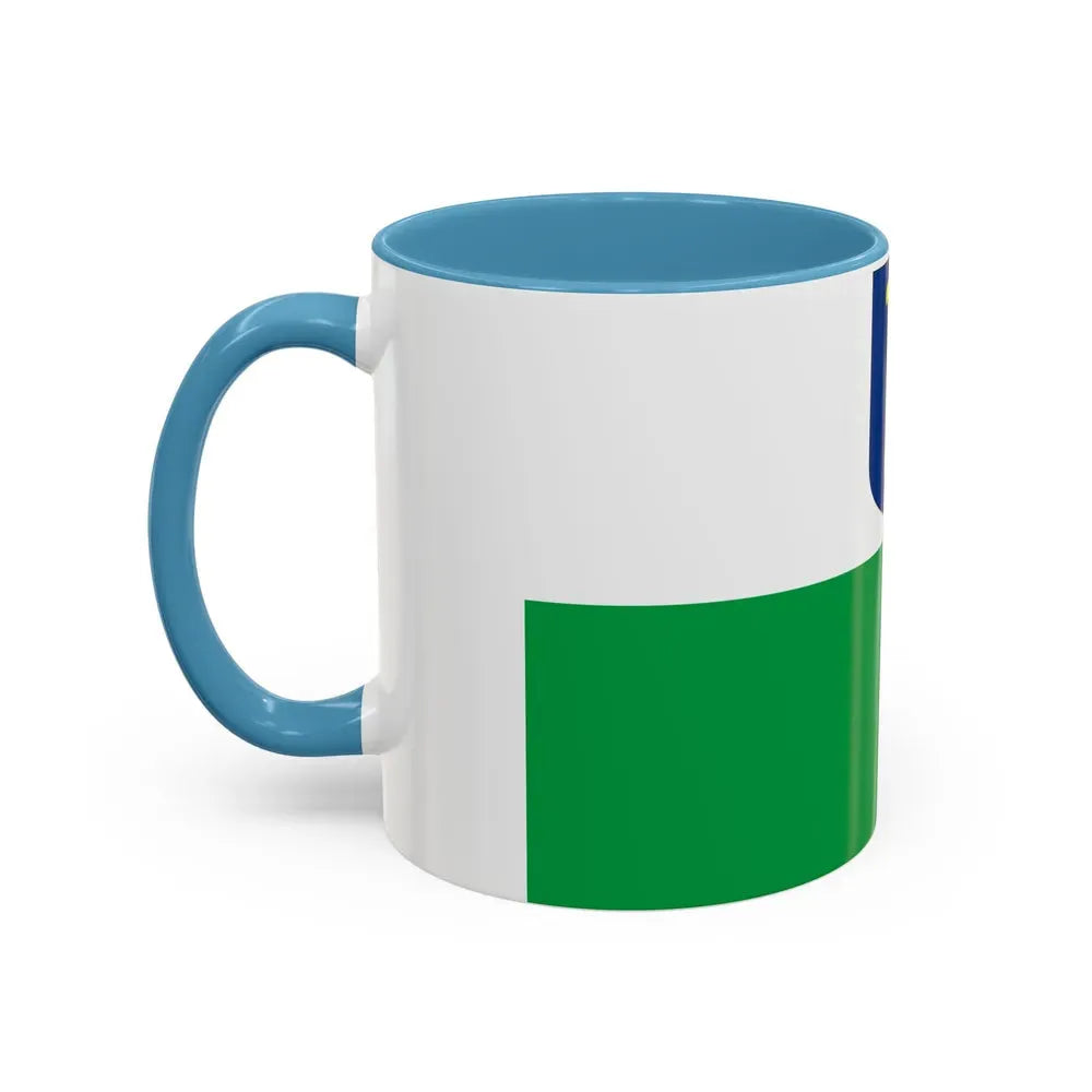 Flag of Petseri County Estonia - Accent Coffee Mug - Go Mug Yourself