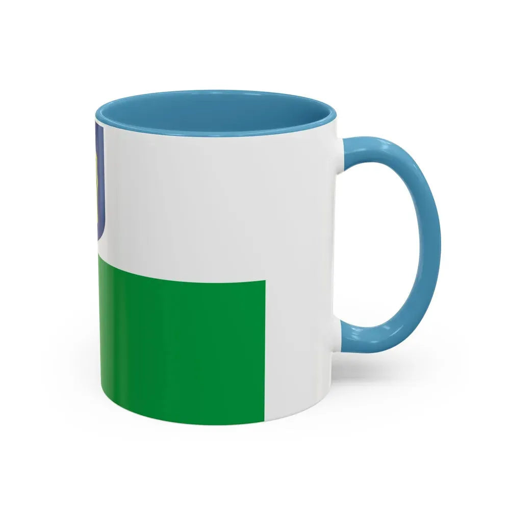 Flag of Petseri County Estonia - Accent Coffee Mug - Go Mug Yourself