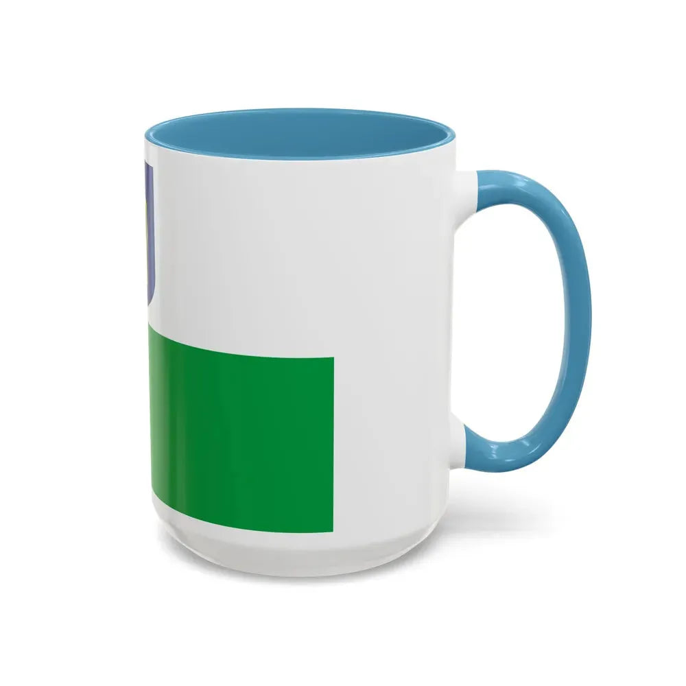 Flag of Petseri County Estonia - Accent Coffee Mug - Go Mug Yourself