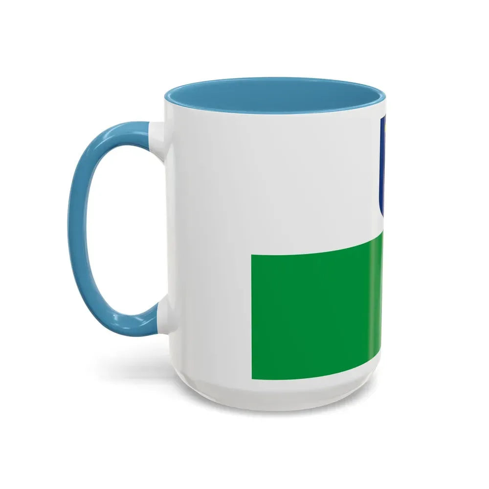 Flag of Petseri County Estonia - Accent Coffee Mug - Go Mug Yourself
