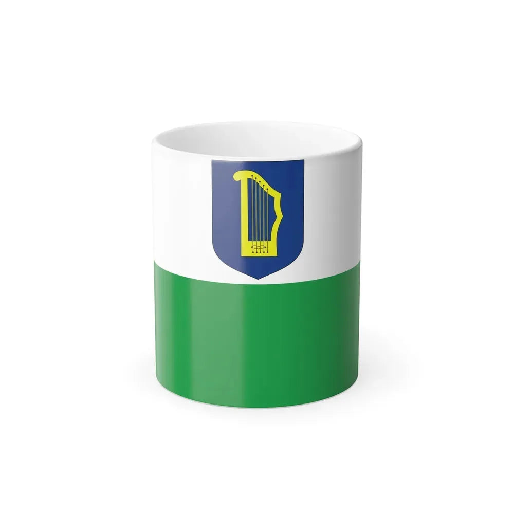 Flag of Petseri County Estonia - Color Changing Coffee Mug 11oz - Go Mug Yourself