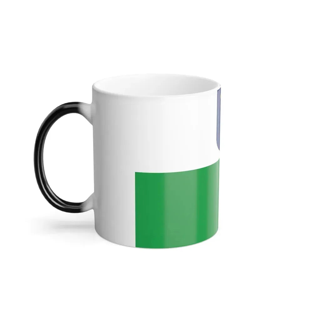 Flag of Petseri County Estonia - Color Changing Coffee Mug - Go Mug Yourself