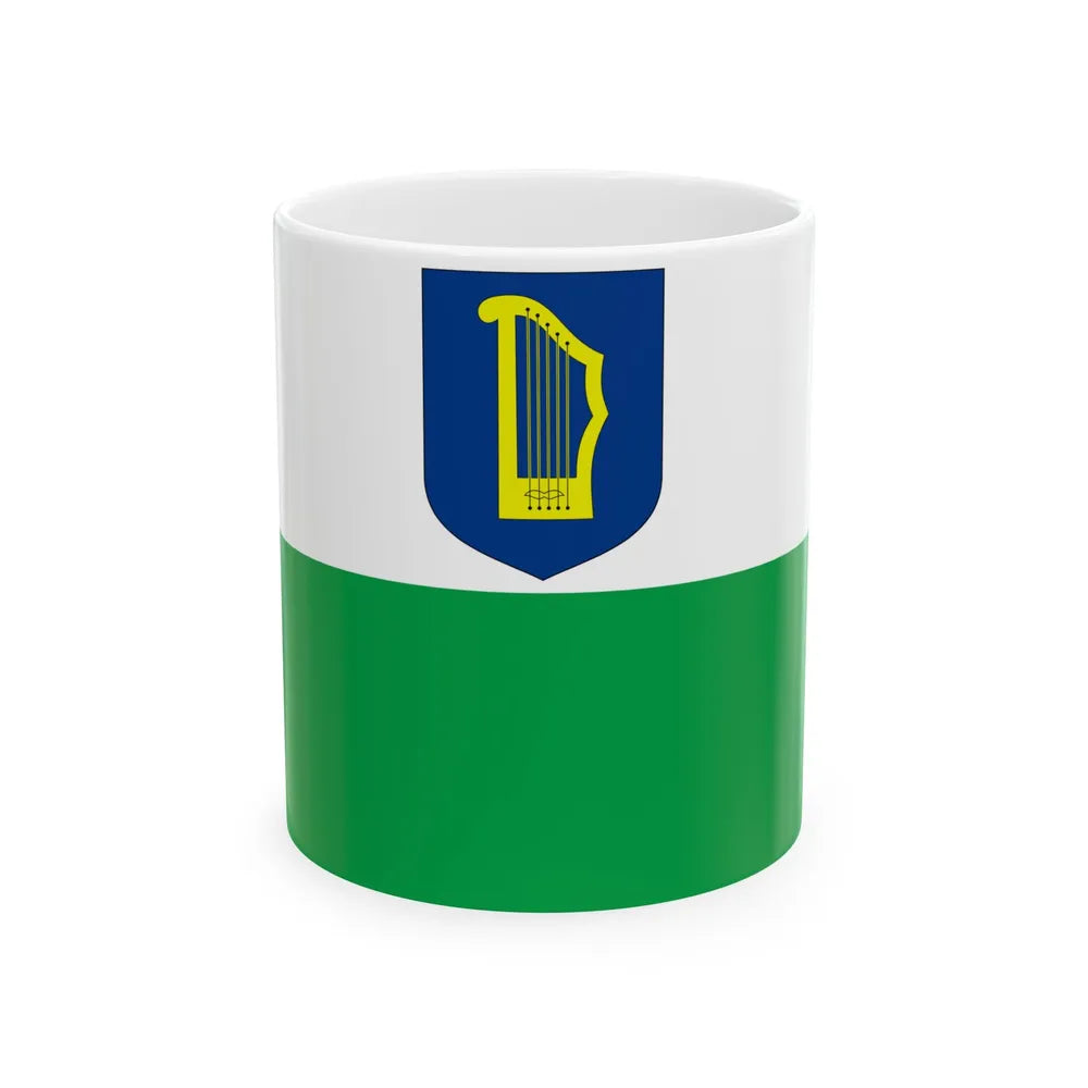 Flag of Petseri County Estonia - White Coffee Mug 11oz - Go Mug Yourself