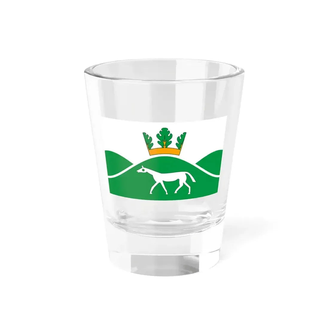 Flag of Pewsey UK - Shot Glass 1.5oz 1.5oz - Go Mug Yourself