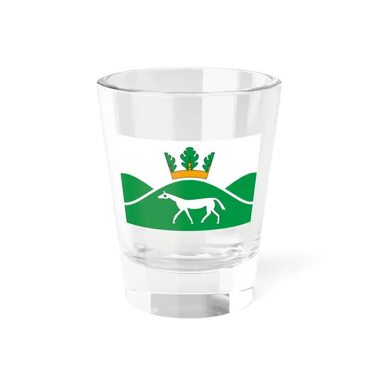 Flag of Pewsey UK - Shot Glass 1.5oz 1.5oz - Go Mug Yourself