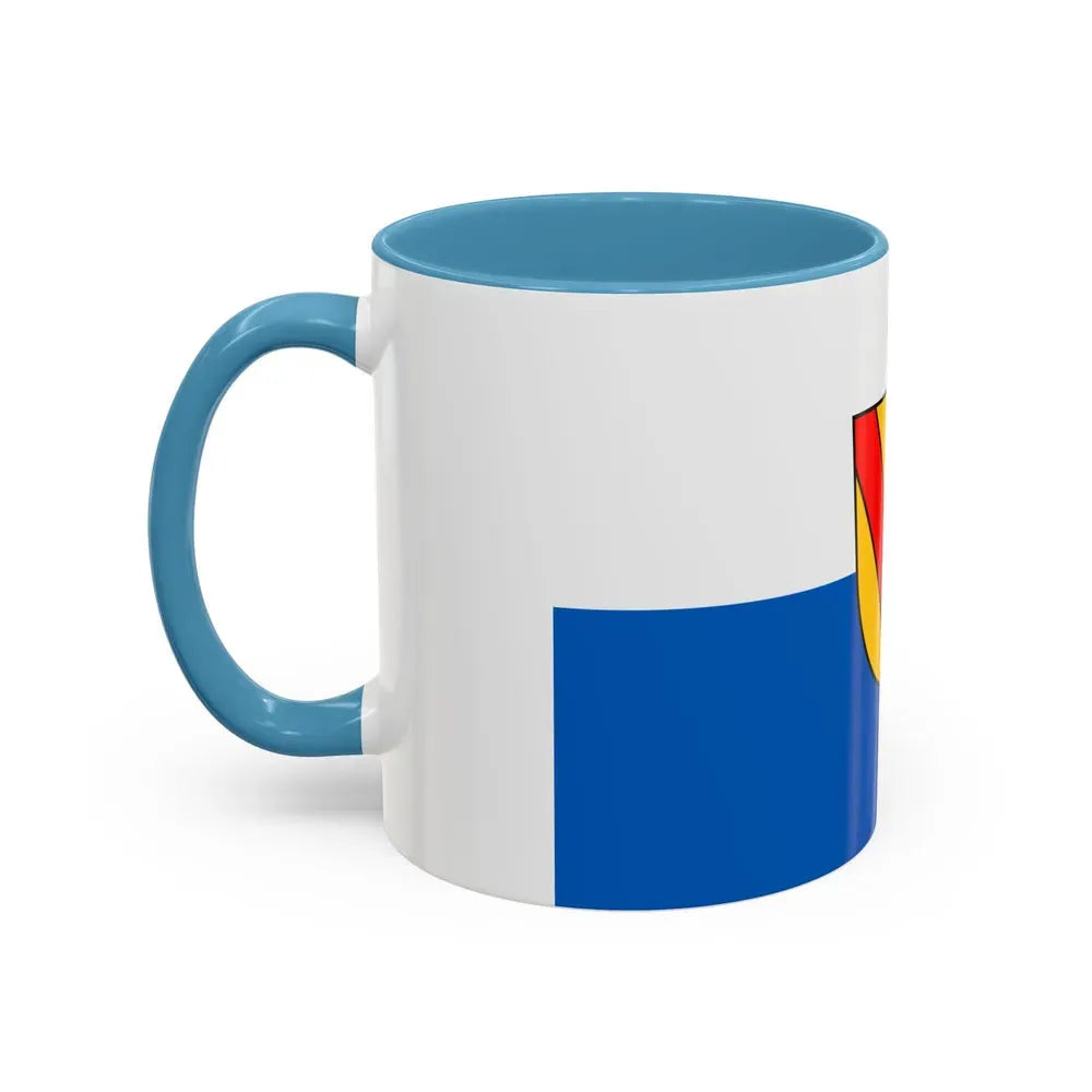 Flag of Pforzheim Germany - Accent Coffee Mug - Go Mug Yourself