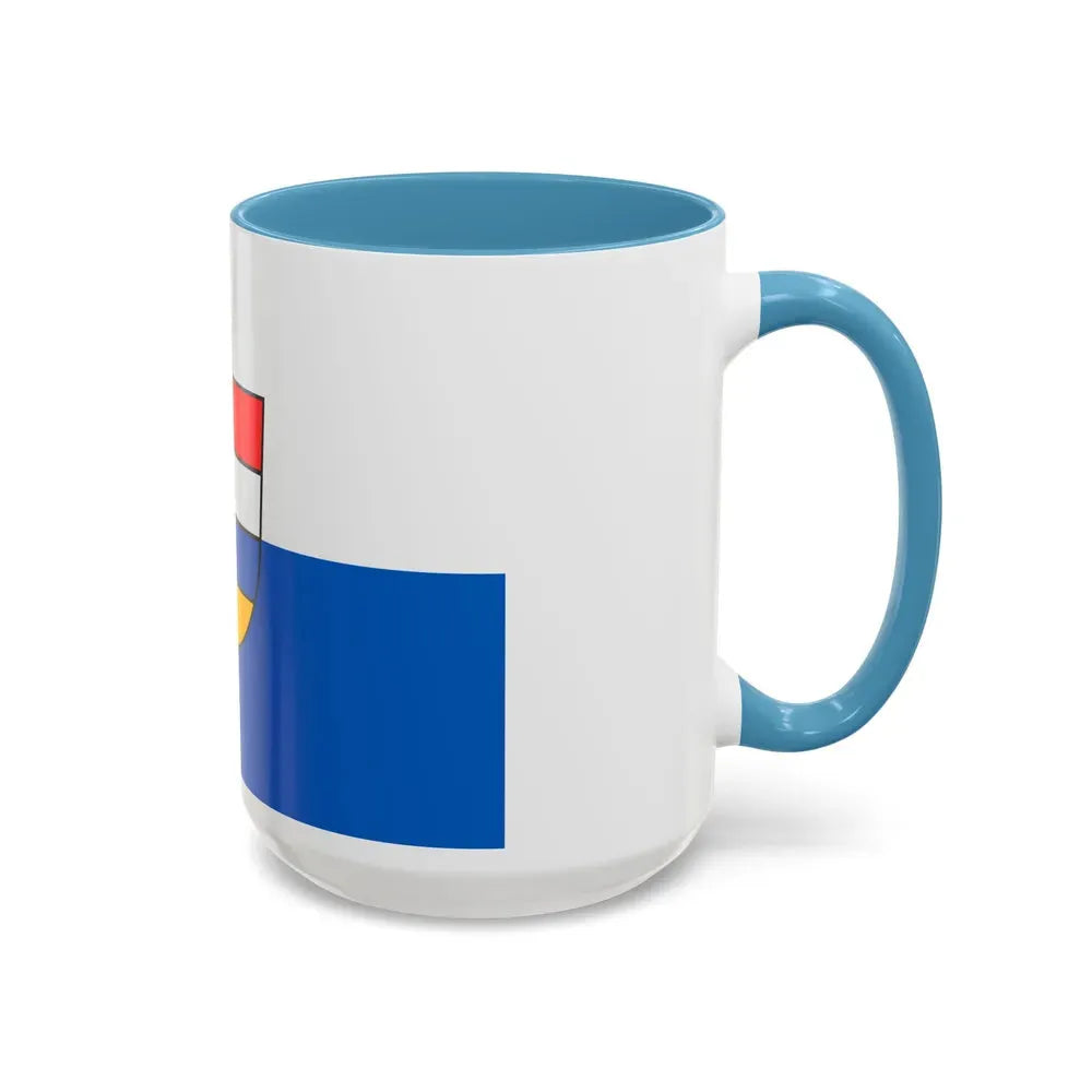 Flag of Pforzheim Germany - Accent Coffee Mug - Go Mug Yourself