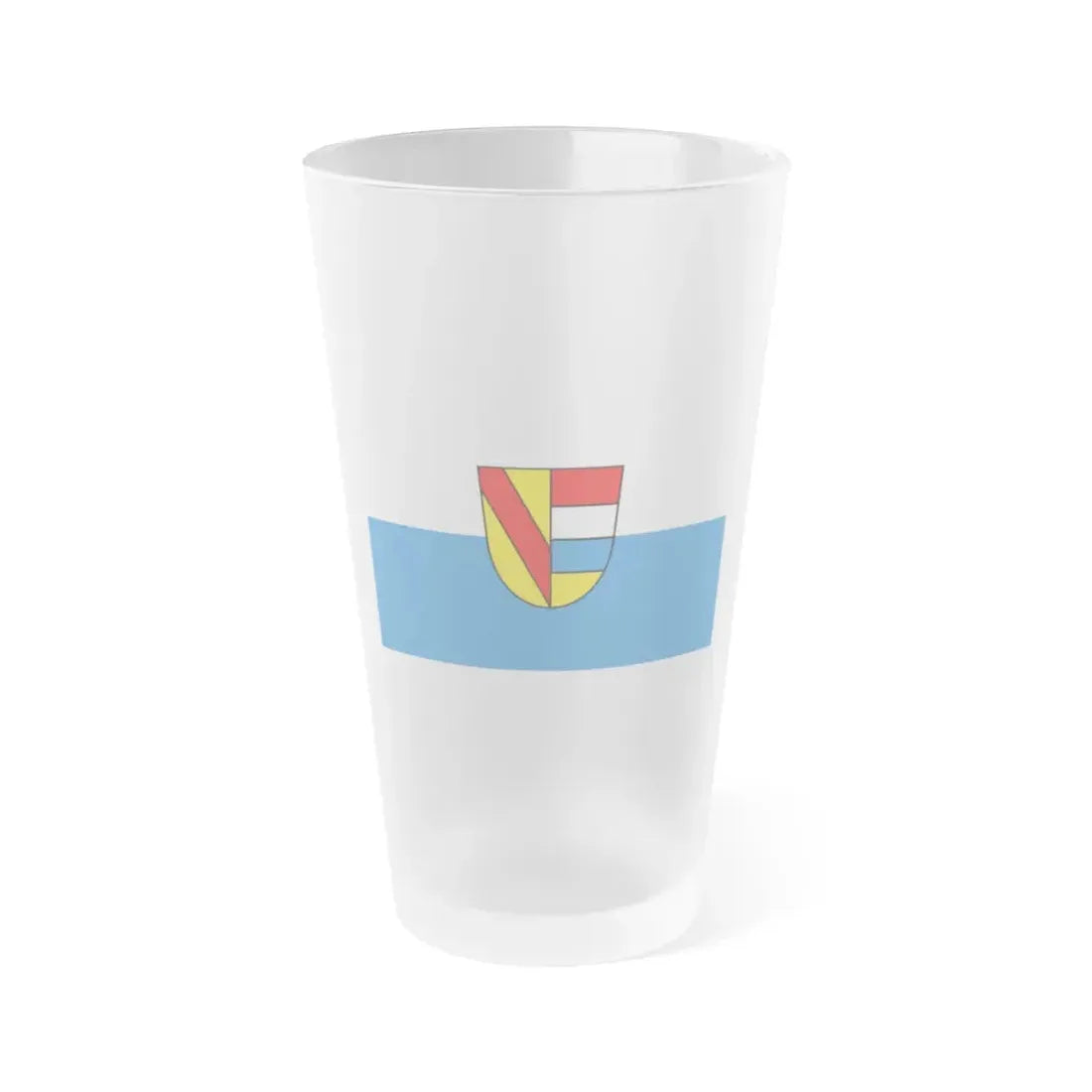 Flag of Pforzheim Germany - Frosted Pint Glass 16oz 16oz Frosted - Go Mug Yourself