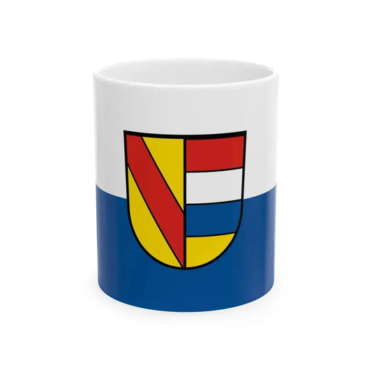 Flag of Pforzheim (Germany) White Coffee Mug 11oz - Go Mug Yourself
