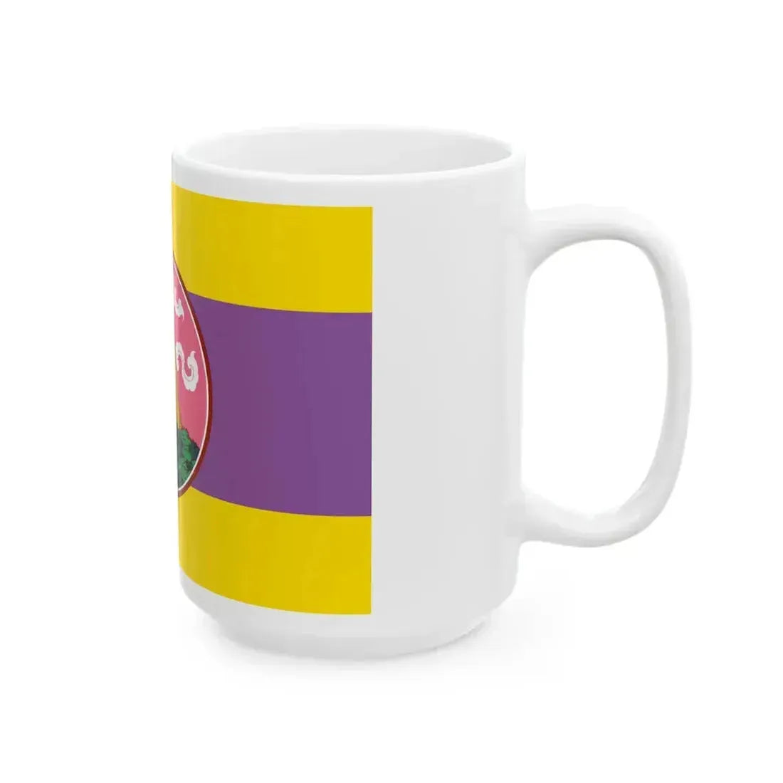 Flag of Phatthalung Province Thailand - White Coffee Mug - Go Mug Yourself