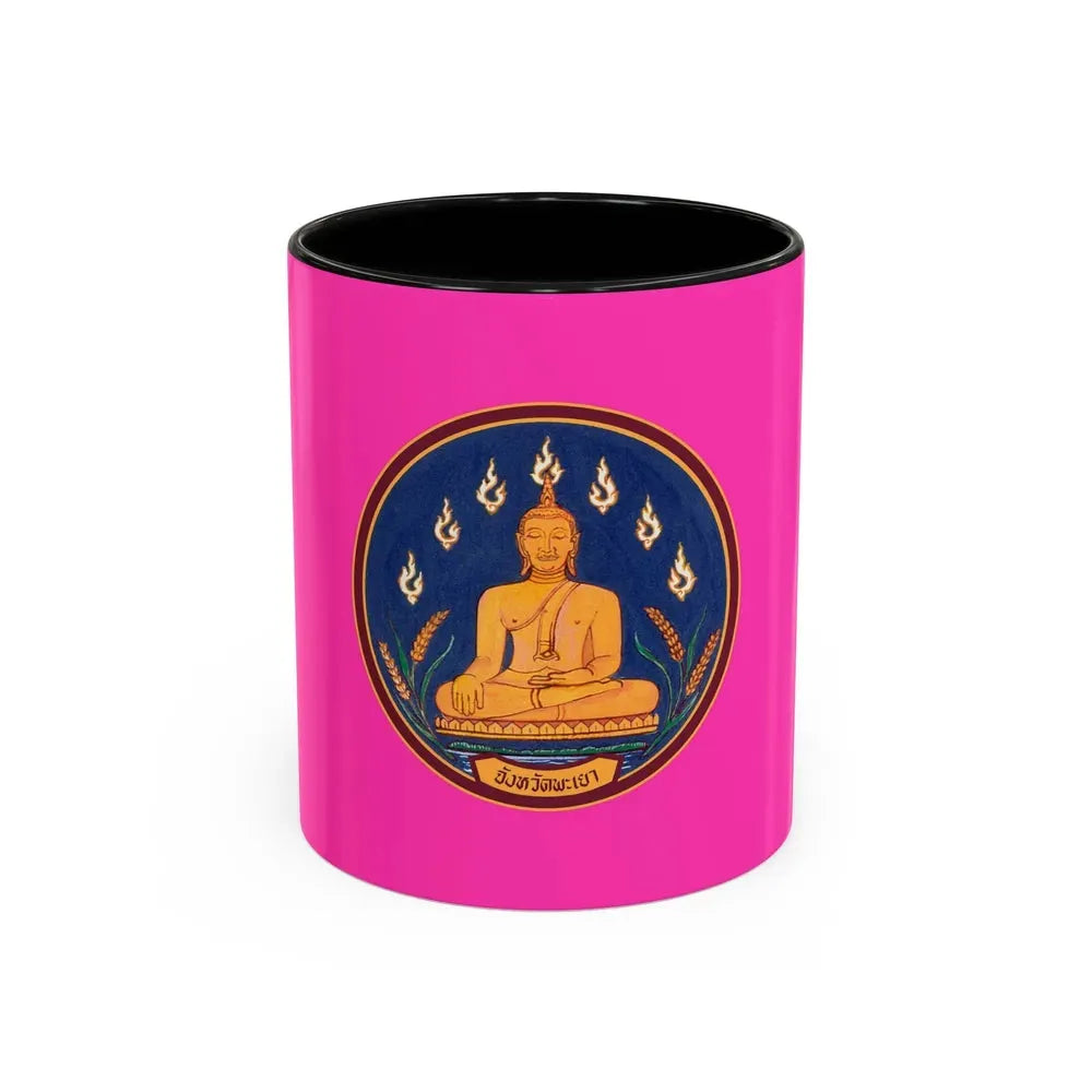 Flag of Phayao Province Thailand - Accent Coffee Mug 11oz Black - Go Mug Yourself