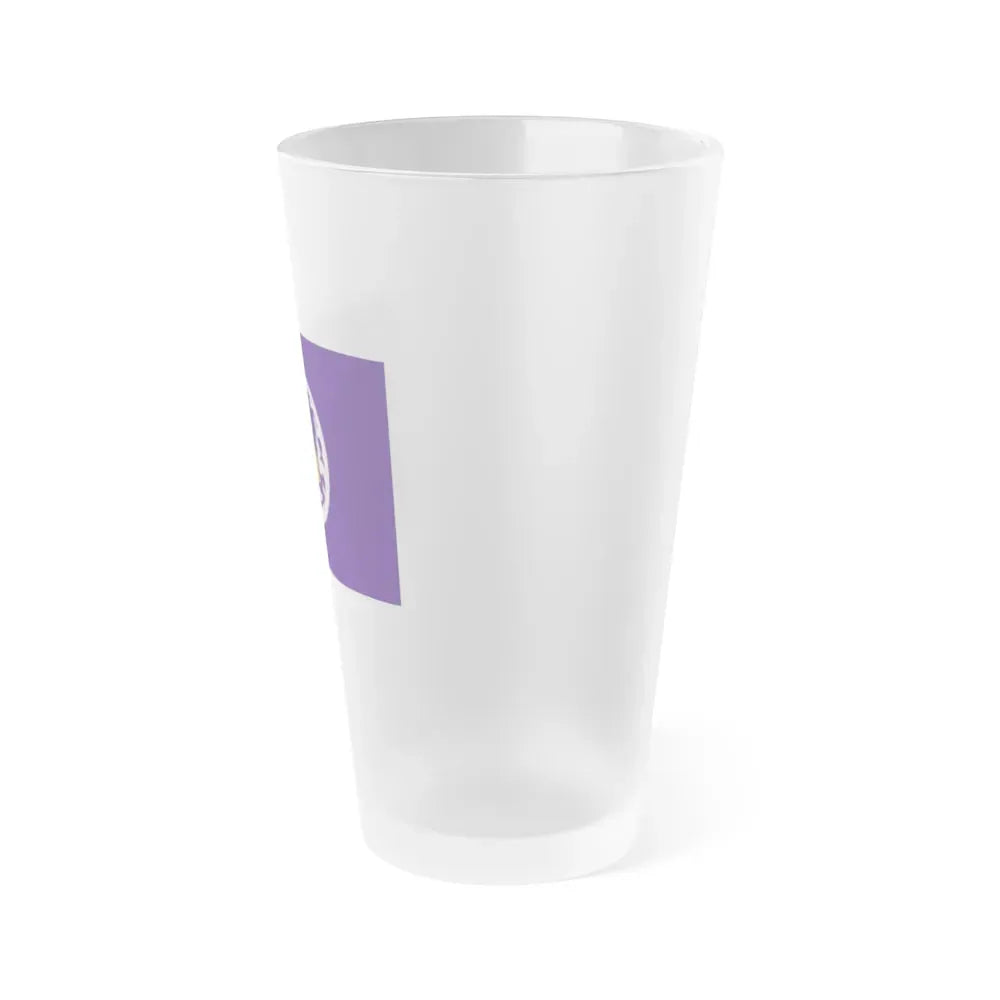 Flag of Phitsanulok Province Thailand - Frosted Pint Glass 16oz - Go Mug Yourself