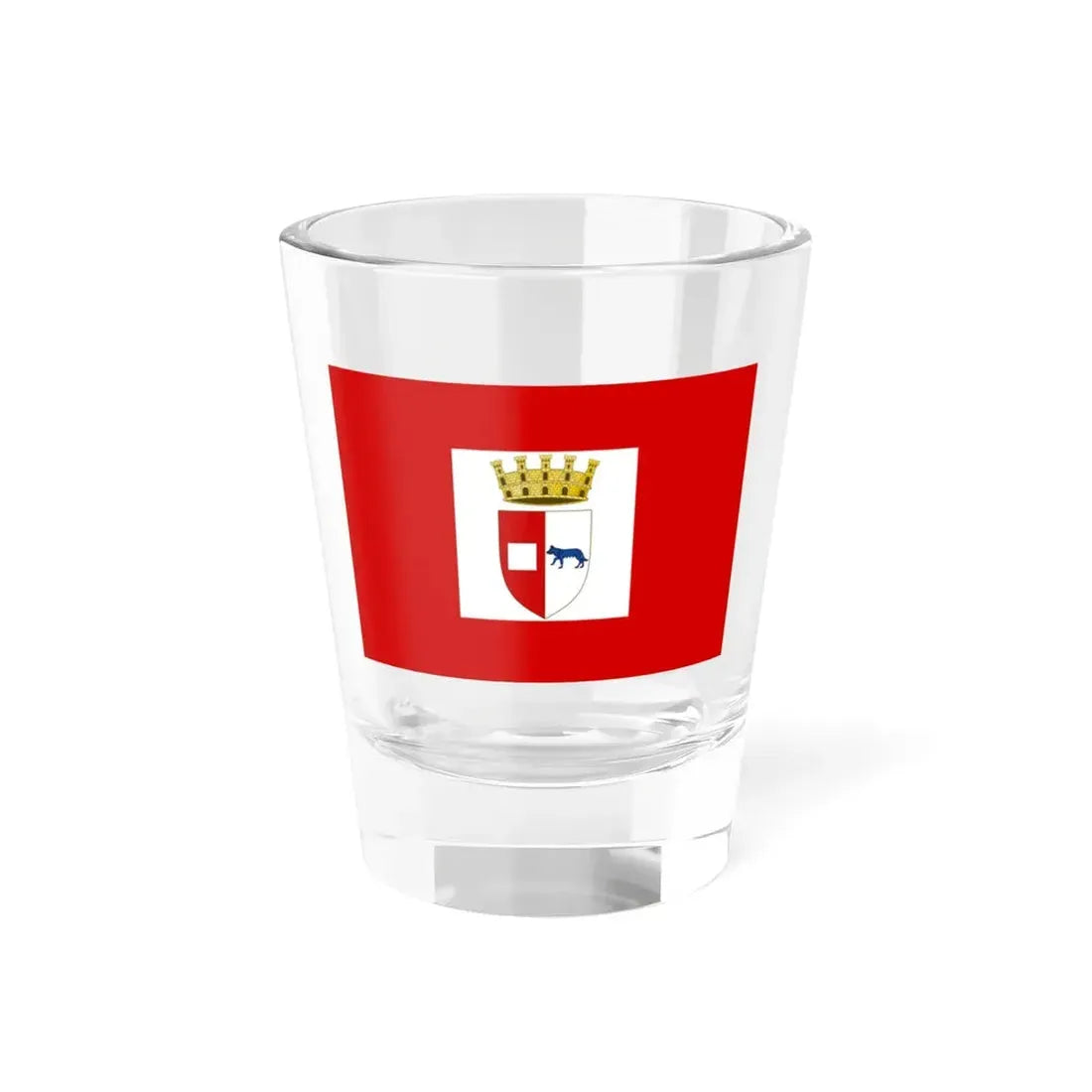 Flag of Piacenza (Italy) Shot Glass 1.5oz 1.5oz - Go Mug Yourself