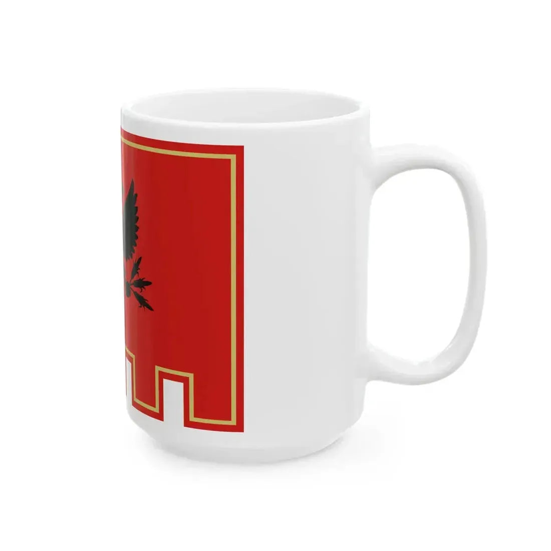Flag of Piana degli Albanesi (Italy) White Coffee Mug - Go Mug Yourself