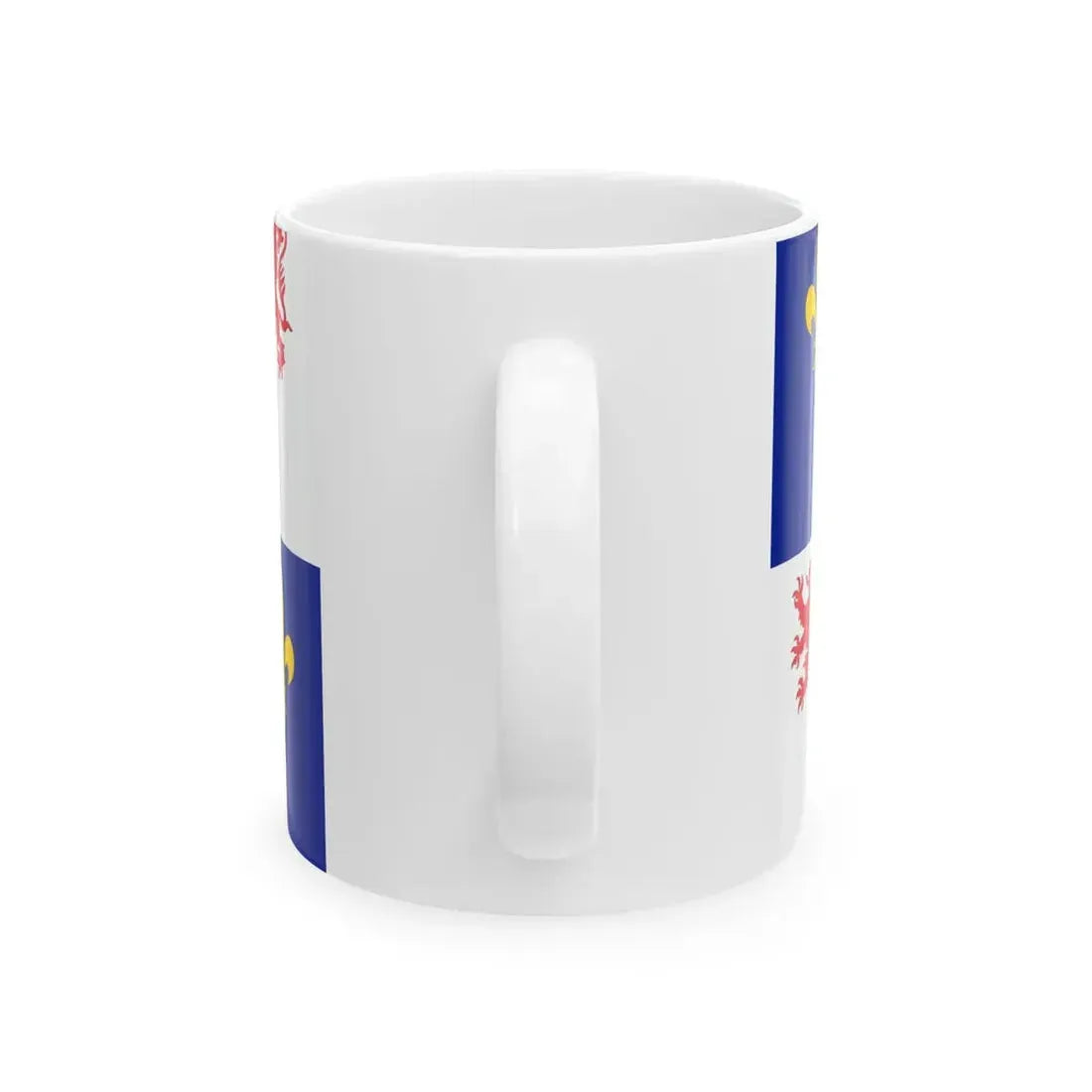 Flag of Picardie (Belgium) White Coffee Mug - Go Mug Yourself