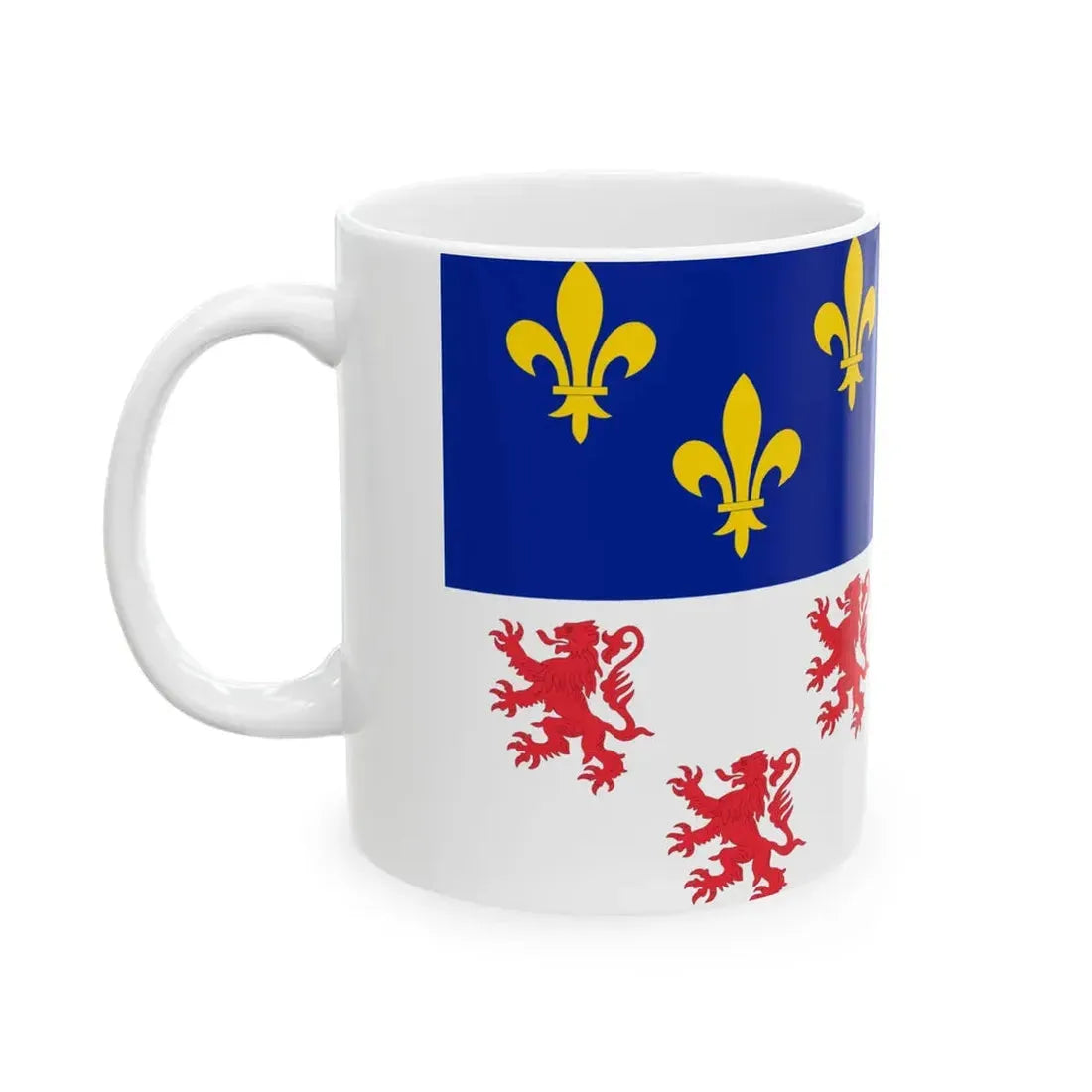 Flag of Picardie (Belgium) White Coffee Mug - Go Mug Yourself