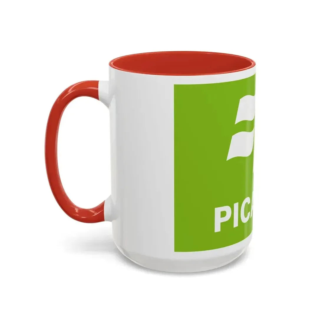 Flag of Picardy France 2 - Accent Coffee Mug - Go Mug Yourself