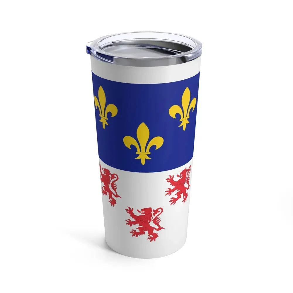 Flag of Picardy France - Tumbler 20oz - Go Mug Yourself
