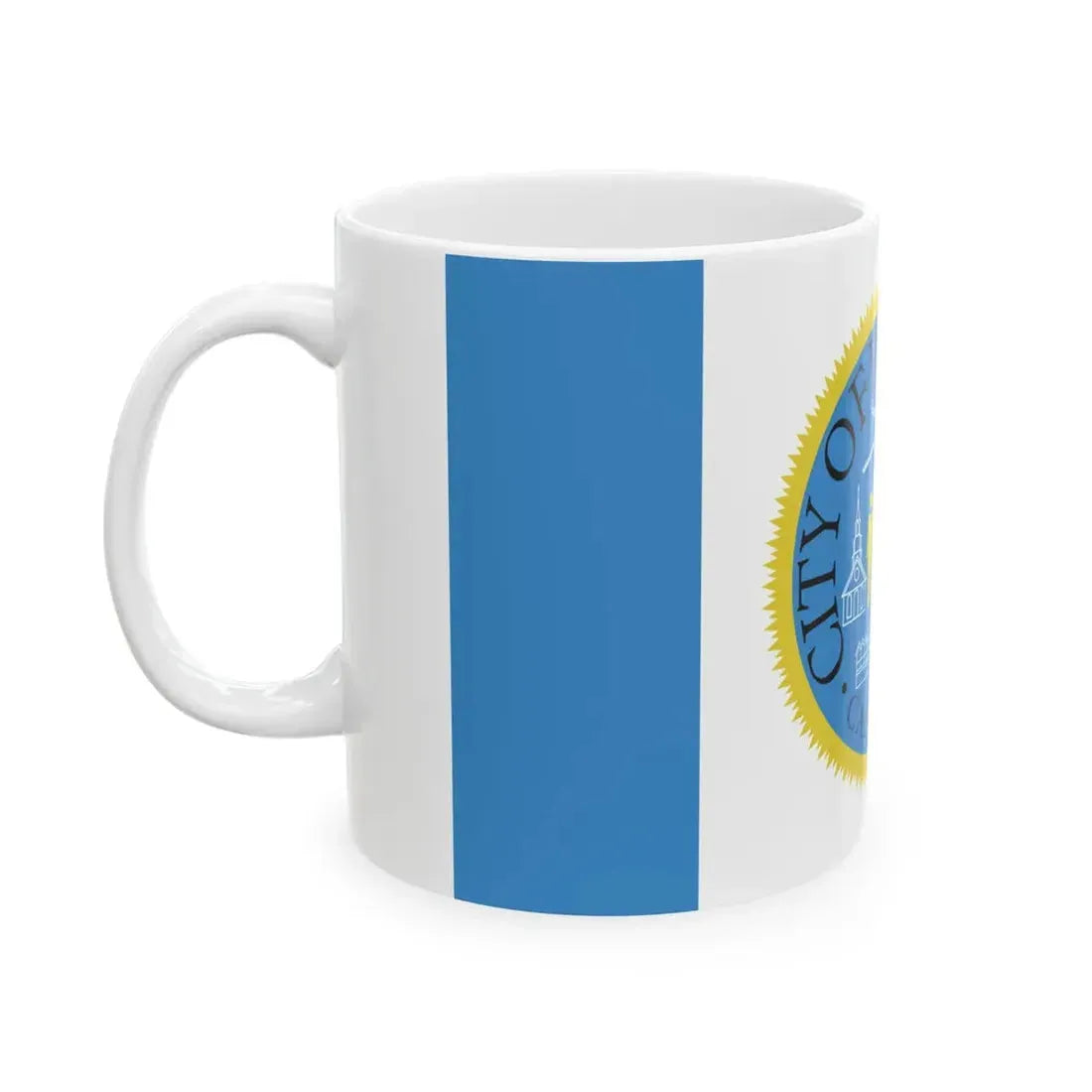 Flag of Pico Rivera California (United States) White Coffee Mug - Go Mug Yourself