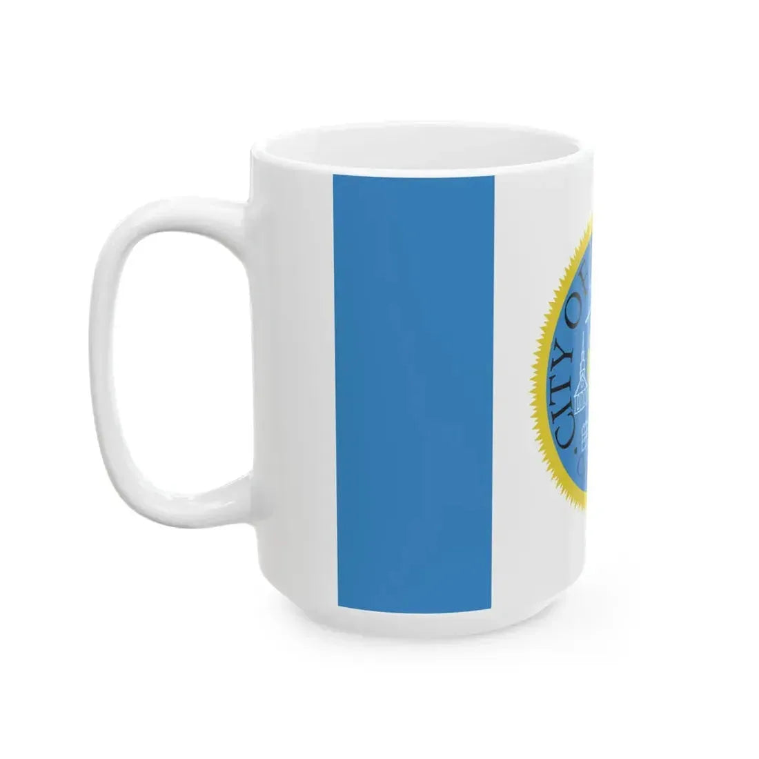 Flag of Pico Rivera California (United States) White Coffee Mug - Go Mug Yourself
