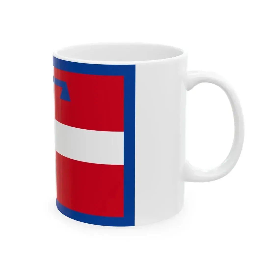 Flag of Piedmont (Italy) White Coffee Mug - Go Mug Yourself