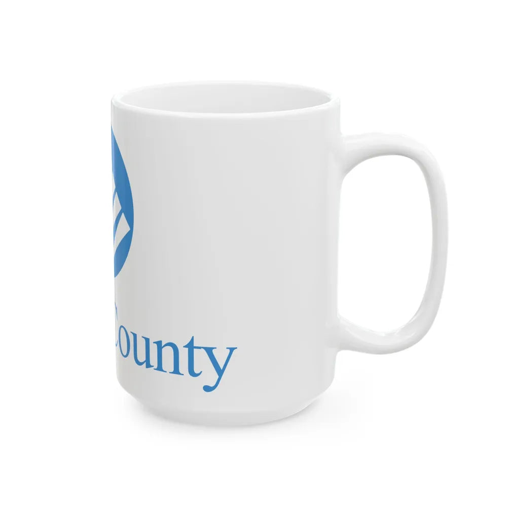 Flag of Pierce County Washington (United States) White Coffee Mug - Go Mug Yourself