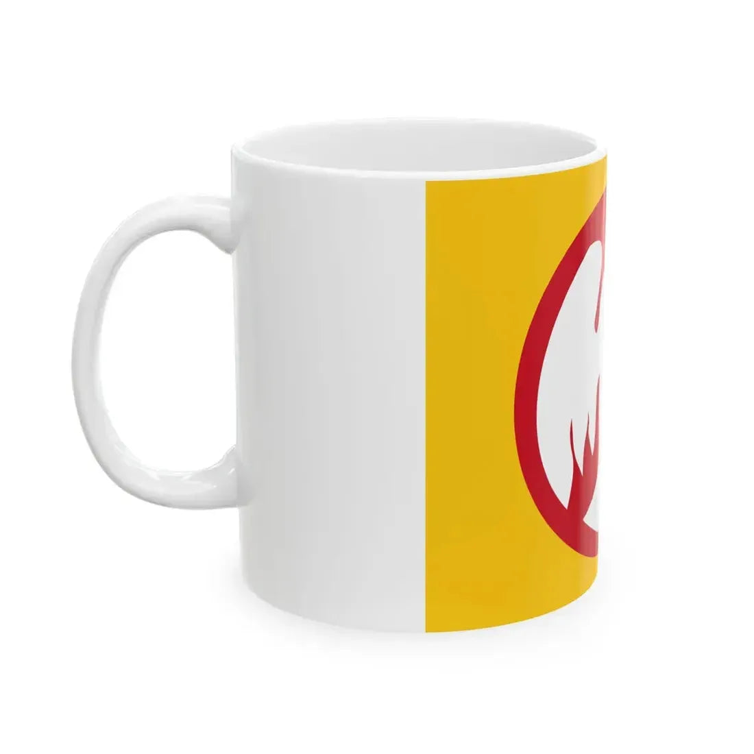 Flag of Pierre-Olivier Lapie as Governor of Chad (Belgium) White Coffee Mug - Go Mug Yourself