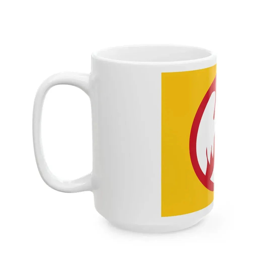 Flag of Pierre-Olivier Lapie as Governor of Chad (Belgium) White Coffee Mug - Go Mug Yourself