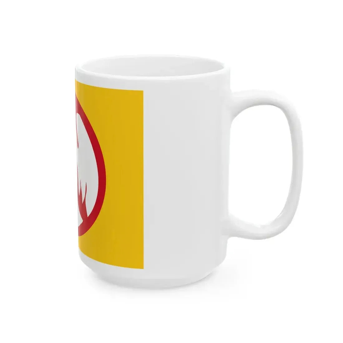Flag of Pierre-Olivier Lapie as Governor of Chad (Belgium) White Coffee Mug - Go Mug Yourself