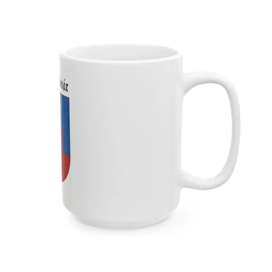 Flag of Pilisvorosvar (Hungary) White Coffee Mug - Go Mug Yourself