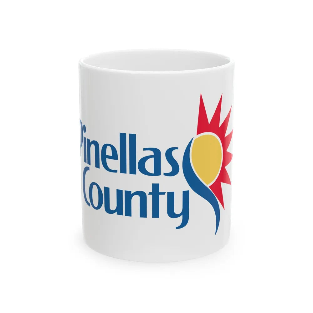 Flag of Pinellas County Florida (United States) White Coffee Mug 11oz - Go Mug Yourself