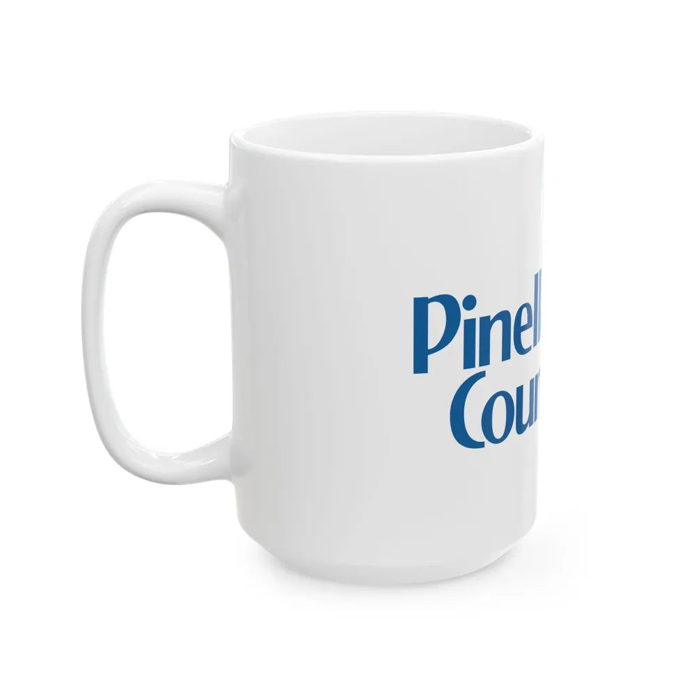 Flag of Pinellas County Florida (United States) White Coffee Mug - Go Mug Yourself