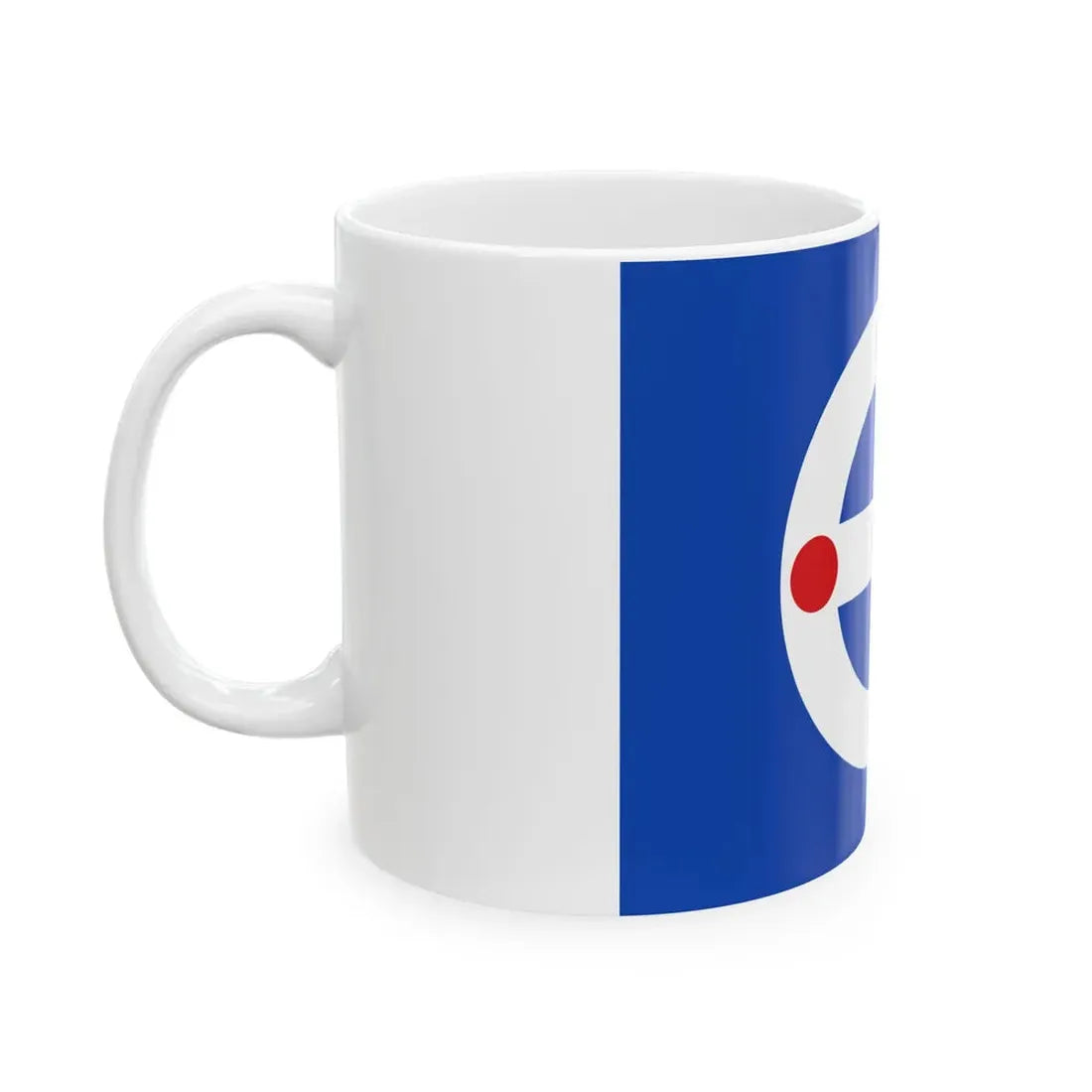 Flag of Pirita district Tallinn Estonia (Estonia) White Coffee Mug - Go Mug Yourself
