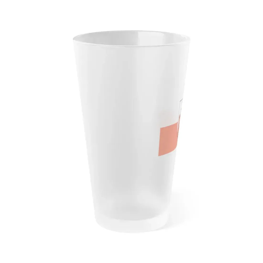 Flag of Pirmasens Germany - Frosted Pint Glass 16oz - Go Mug Yourself